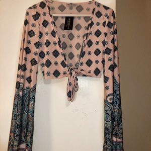 Fashion Nova pink top “zoey”